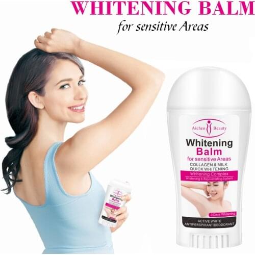 3pcs/lot Armpit Whitening Cream Deodorant Body Deodorant Alum Stick Underarm Anti-Sweat Antiperspirant Stick Deodorant Femme