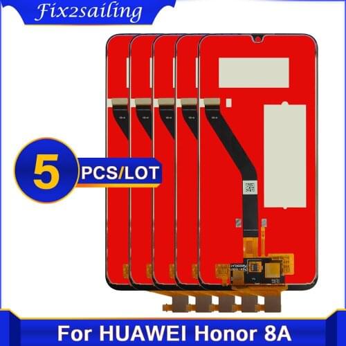 5PCS Original 6.09 "Display for Huawei Honor 8A LCD JAT-L29 Display Touch Screen Digitizer JAT-L09 L41 LX1 For Huawei 8A JAT-L29