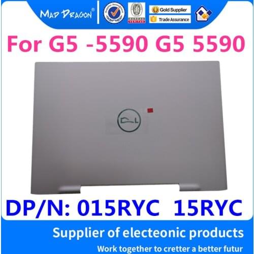 MAD DRAGON Brand LCD Screen Back Cover LCD Rear Lid Top Case white With antenna assembly For Dell G5 -5590 G5 5590 015RYC 15RYC