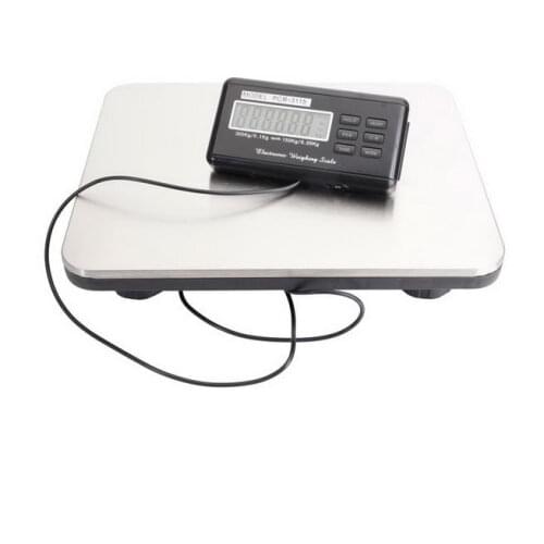660lbs x 0.1lb / 300kg x 100g Digital Floor Bench Scale Steel Platform Shipping Postal Pet KG/LB/OZ