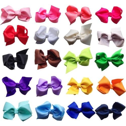 Europe the hot ribbon rib bow Dog hair headdress pet hairpin pet accessories 50pcsCF356