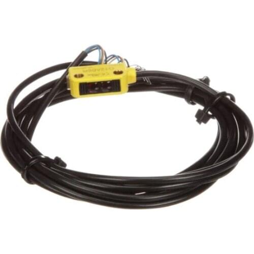 Q12AB6R Photoelectric Sensor, Receiver, 2m, LtOn, NPN/PNP Out, 2m Cable (Use w/Emitter) 72134
