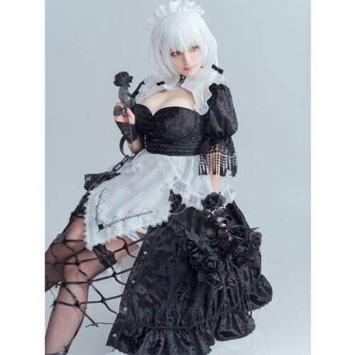 Hot Game Azur Lane HMS Hermione Cosplay Costume Fashion Black Formal Dress Ball Activity Party Role Play Clothing Custom-Make