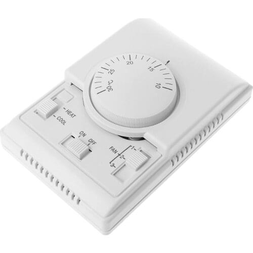 Drop Wholesale 1Pc Room Floor Temperature Controller Mechanical Central Heating Thermostat 220V AC