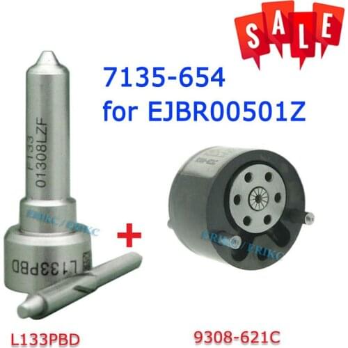 ERIKC 7135-654 (L133PBD+9308-621C) Repair Kits Including Common Rail Control Valve Injector Nozzle Sets for JAGUAR EJBR00501Z