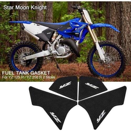 FOR YAMAHA YZ 125 R YZ 250 R 2 STROKE Two Stroke 2020 Motorcycle tank Rubber Sticker Protector Sheath Knee Tank pad Grip Decal