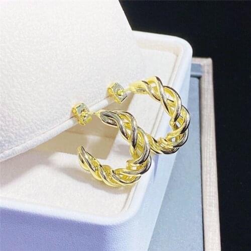 10pair/lot Fashion plated earring hoops,spiral shape plated copper jewelry,new design love theme earring cheap wholesale