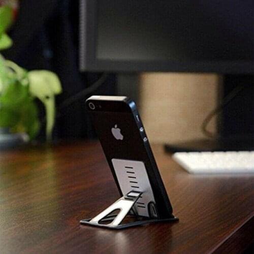 Folding Adjustable Desk Stand Holder For iPhone Samsung Cell Phone Tablet