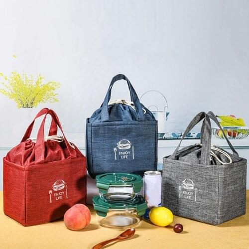 Insulated Thermal Cooler Lunch Bag Large Capacity Waterproof Picnic Travel Portable Handbags Food Snack Storage Tote Mommy Bags