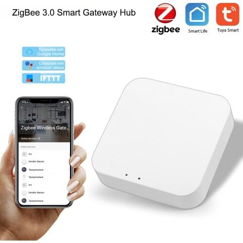 ZigBee 3.0 Smart Gateway Hub Tuya Smart Home bridge Smart Life APP Wireless Remote Controller Works With Alexa Google Home