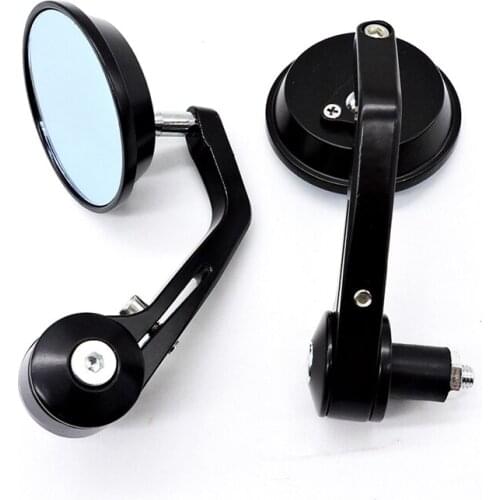 Universal 7/8" Round Bar End Rear Mirrors Moto Motorcycle Motorbike Scooters Rearview Mirror Side View Mirrors Accessories