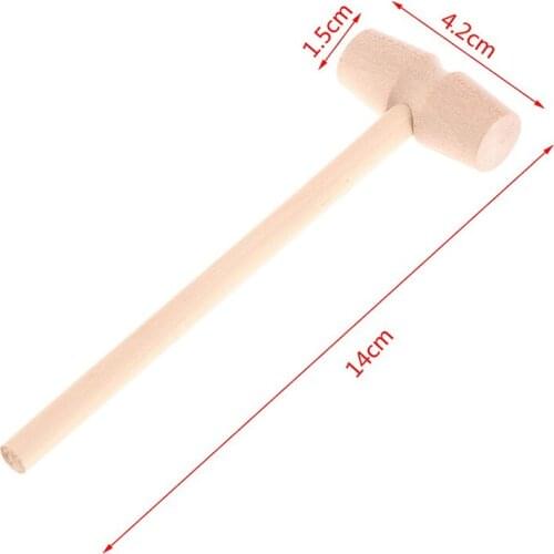 1/5/10Pcs Leather Craft Jewelry Making Hammer Tool Wooden Hammer Mallet Carving Tool