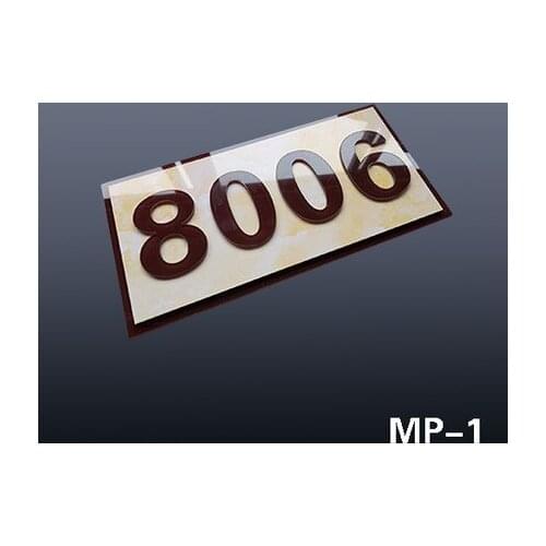 1pcs Acrylic door number number plate custom home floor sign can be replaced house number