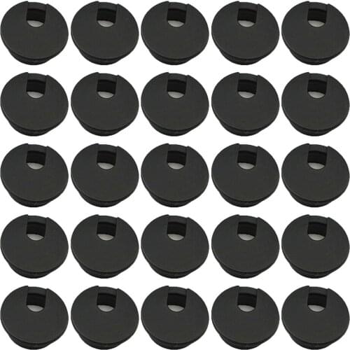 20Piece 35mm/1.38'' Computer Desk Table Grommet Cables Outlet Hole Cover