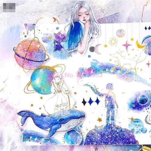 500sets/lot Whale Kawaii Journal Diary My Melody Japanese Small Diy Travel Paper Cute Stickers Scrapbooking Flakes Stationery