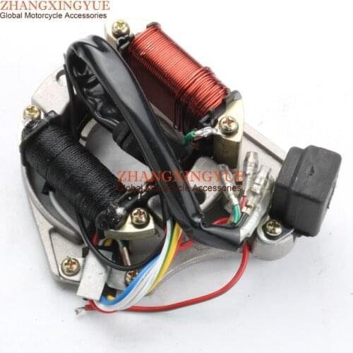 ATV Quad STATOR IGNITION MAGNETO PLATE for 50 110 125 110cc chinese 2 coil taotao 7 lines