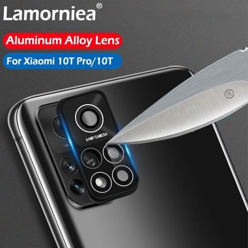 Aluminum Alloy Tempered Glass Cover For Xiaomi 10T Pro 5G Mi10T Metal Camera Protective Glass For Xiaomi Redmi Note 9S 9 Pro Max