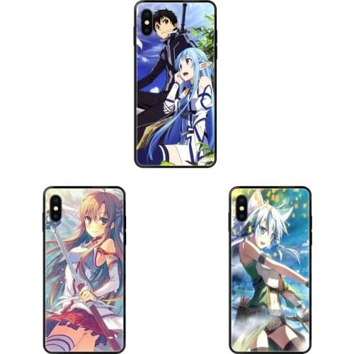 Hot Sale For Huawei Honor 20 20I 20S 10 10I 6A 7A 7X 8C 8X 9 9A 9I 9X Lite Pro Black Soft TPU Phone Cover Sword Art Online