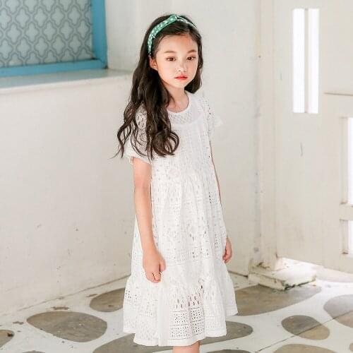 2pcs Set Brand Baby Girls Dress 2019 New Kid Summer Dress Children Lace Dress Toddler Mother and Me Dress with Sling Shirt,#3827