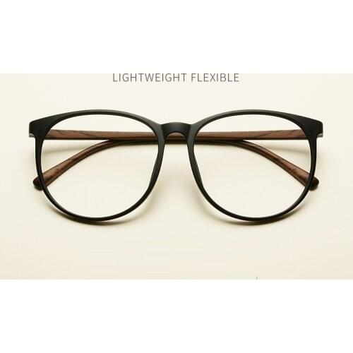 Myopia Glasses Men Women Vintage Oversized Eyeglasses Frame with 1.56 Index Optic Lens Far Vision Minus -100 -150 -200