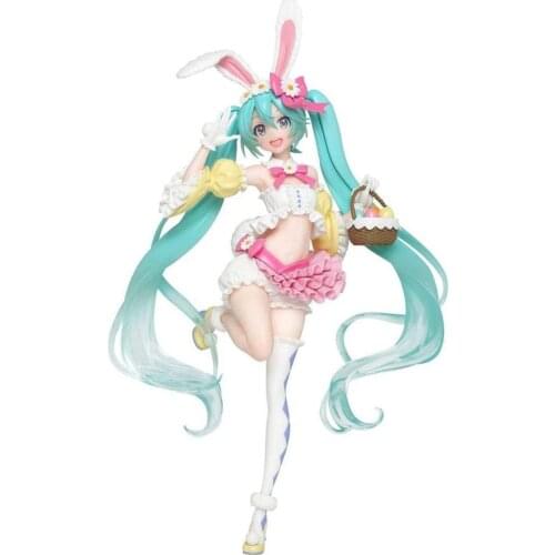 Original Taito Reissue Anime Miku Action Figure 2nd Season Spring Ver. Figure PVC Prize Model Doll Toys Colletible Figurals
