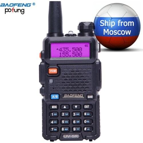 Baofeng UV-5R Walkie Talkie UV5R CB Radio Station 5W 128CH VHF UHF Dual Band UV 5R Two Way Radio for Hunting Ham Radio