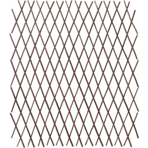 Wooden Fence Durable Retractable Plant Climbing Frame Trellis Flower Decoration Stand Garden Greenhouse Fence