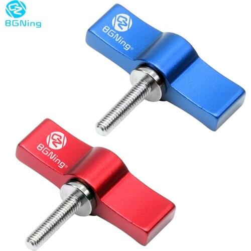 Adjustable Stainless Steel 304 M4 M5 M6 1/4" Handle Screw SLR Camera Mount Adapter T /L Shape Wrench Screw for Gopro Max 8 7 6 5