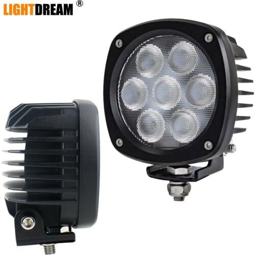 12V 24V Led Work light 35W LED Flood Spread Beam For CAT Articulated Trucks / Aasphalt Pavers / Backhoe / Brush Cutter x1pc