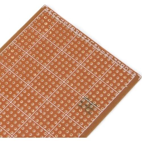 5 Pcs 6.5x14.5cm Stripboard Veroboard Uncut PCB Platine Single Side Circuit Board 83XA