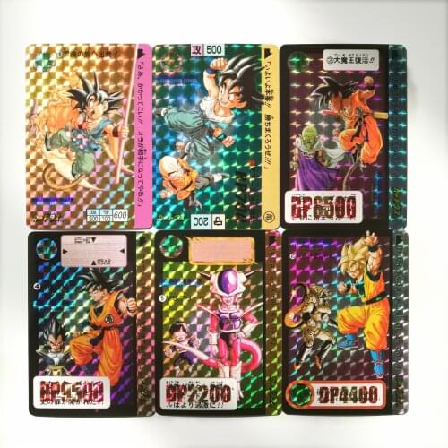 6pcs/set Super Dragon Ball Z Copy Book Card Heroes Battle Ultra Instinct Goku Vegeta Game Collection Cards