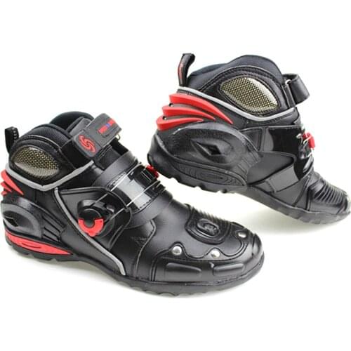 Motorcycle riding Boots foot protection racing Shoes men Motorbiker Cycling Biker Shoes Moto Motocross touring shift man Shoe