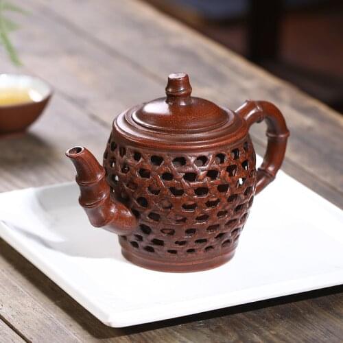 220ml Yixing tea pot purple clay teapot ore beauty kettle suit puer Chinese tea set
