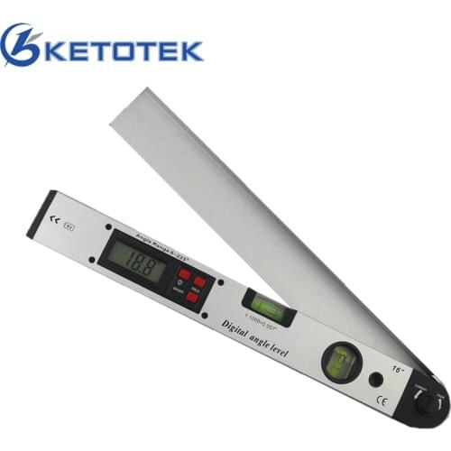 0-225 Degree Digital Angle Gauge Tester Goniometer Electronic Protractor Inclinometer Level Measuring Tool Ruler