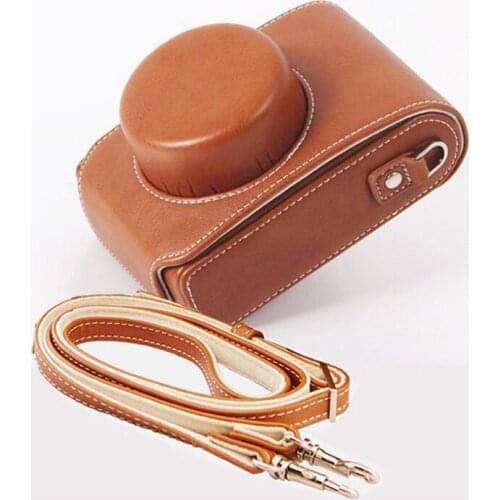 High quality leather case camera bag for Leica D-LUX typ109 TYP 109 Case LUX109 portable cover with shoulder strap