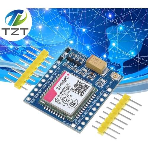 TZT SIM800C GSM GPRS Module 5V/3.3V TTL Development Board IPEX With Bluetooth And TTS For Arduino STM32 C51 for Arduino