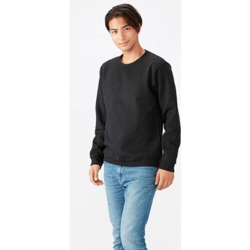 2021 Mens sport hoodie without cap, round neck hoodie, pull-over, casual sport fleece blazer in solid color