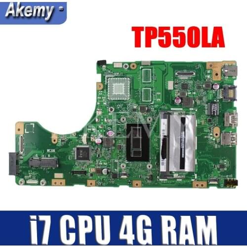 New!Akemy TP550LA mainboard For Asus TP550LA TP550LJ TP550LD TP550LN motherboard 100% Tested OK i7-4510U/4500U 4G RAM GM