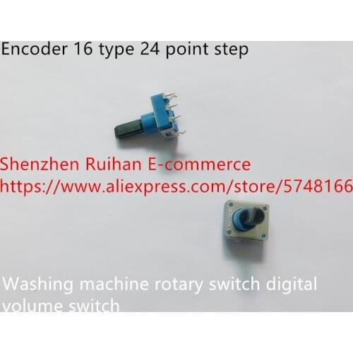 Original new 100% encoder 16 type 24 point step washing machine rotary switch digital volume switch