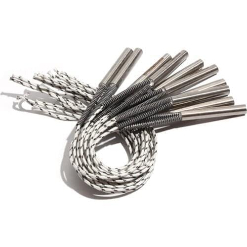 2PCS 13mm 25~35mm 316SUS Cartridge Heaters Tubular Electric Mould 110/220/380V 130/150/160/170/180W Heating Resistance Element