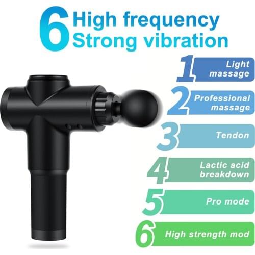 Muscle Massage Gun Deep Tissue Massager Muscle Relaxation Therapy Gun Exercising Muscle Pain Relief Body Shaping