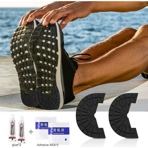 Shoe Heel Sole Protector for Sneakers Wear-resistant Soles Sticker Self Adhesive Rubber Outsole Shoes Care Anti-slip Pads