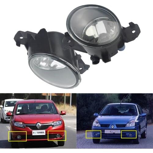 ANGRONG 2x L&R Bumper Driving Fog Light For Renault Laguna Espace Koelos Clio Modus Master
