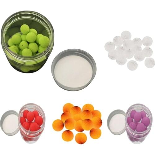 15pcs Carp Fishing Floating Beads Lures Up Boilies Baits 8/10/12/14mm
