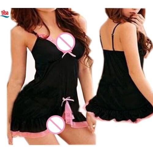 TB-0010 Sexy Costumes Details Sexy Lingerie Hot Dress Underwear Backless Lace Set Erotic Lingerie+G-string