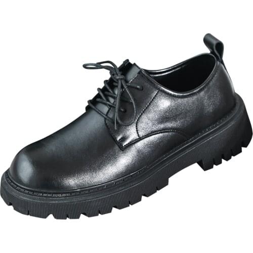 Vintage shoes 2021 autumn and winter Korean version of mens shoes low-shoe and short strip 9531