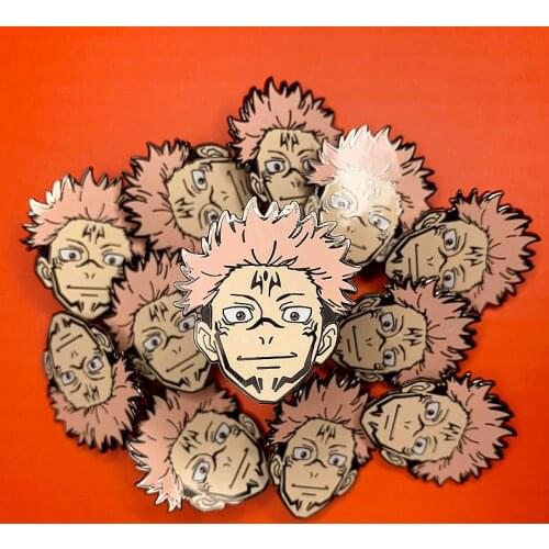 Anime Jujutsu Kaisen Satoru Gojo Enamel Brooch Pin Backpack Hat Bag Lapel Pins Badges Women Mens Fashion Jewelry Accessories