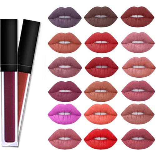 111pcs Waterproof Lipsticks Private Label Matte Nude Liquid Lipstick Wholesale Makeup Vendor 41Colors Custom Packaging