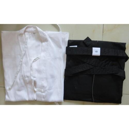 155~200cm big size japanese Kendo uniformsx hapkido martial arts clothing hakama suits blue/white
