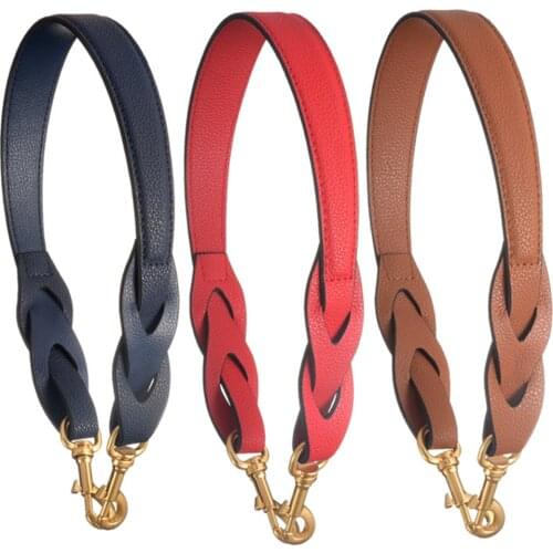 2021 Brand Designer Real Leather Replacement Strap for handbags Parts Accessories diy Shoulder Bags Belt Red correa bolso STP272